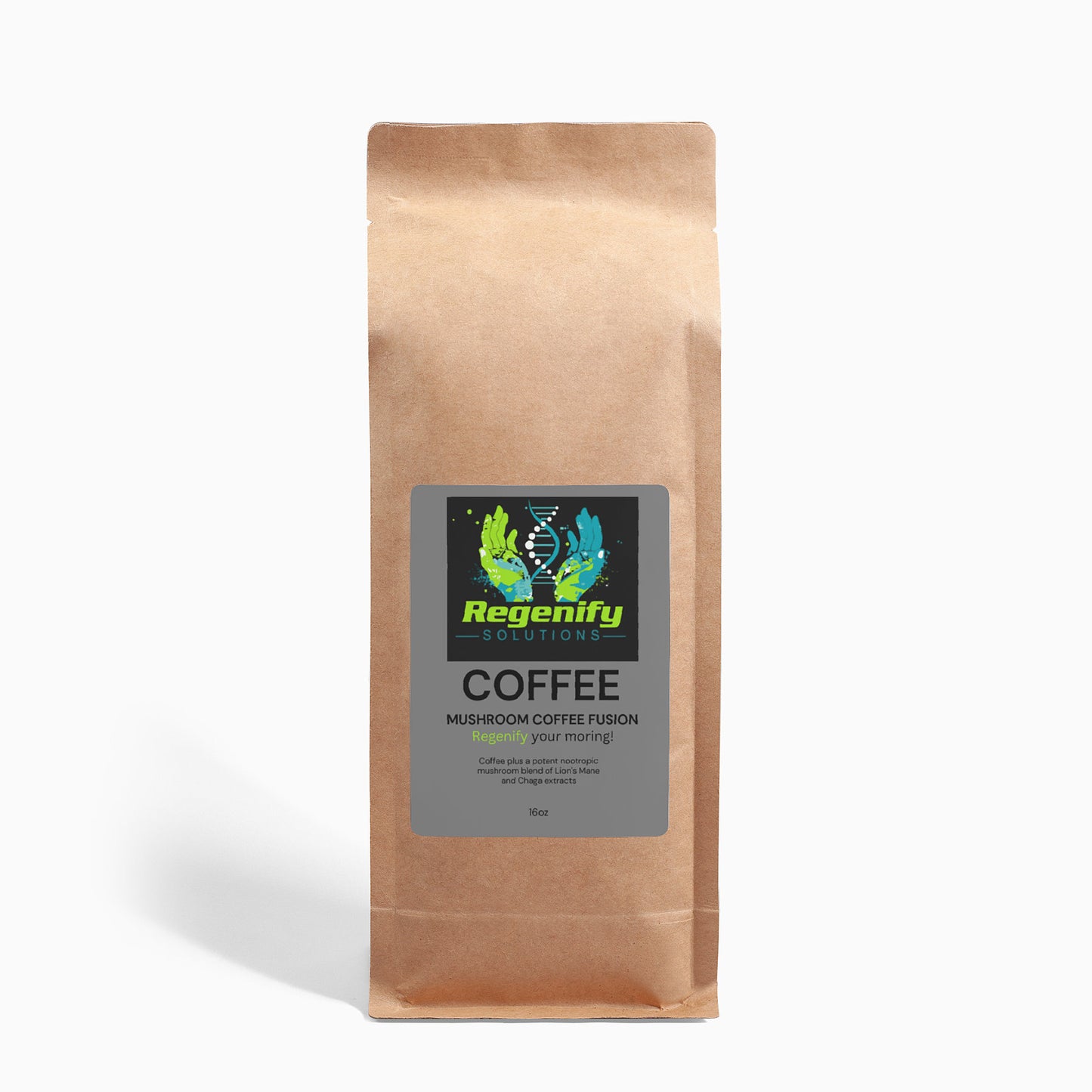 Mushroom Coffee Fusion - Lion’s Mane & Chaga 16oz